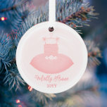 Ballerina Pink Ballet Tutu Keepsake Christmas<br><div class="desc">This keepsake design features a sweet little tutu in all pink. Perfect for a new baby gift or Christmas gift for the new parents or grandparents! Coordinating products will be available in our shop. Contact us if you need this design applied to a specific product to create your own unique...</div>