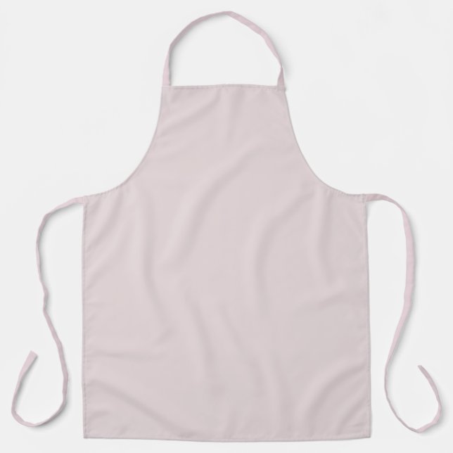 Ballerina Pink Solid Colour  Apron (Front)