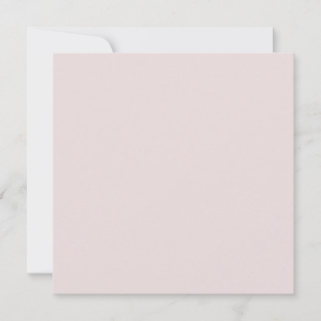 Ballerina Pink Solid Colour  Card (Front)