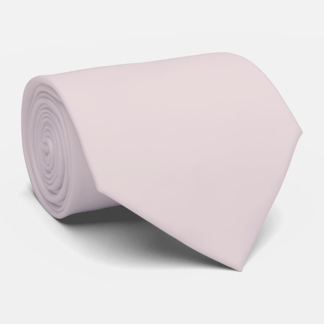 Ballerina Pink Solid Colour Tie (Rolled)