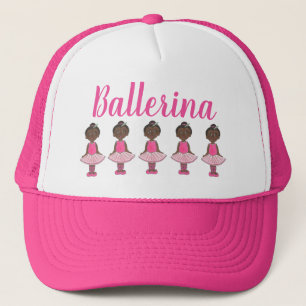 Ballerina Pink Tutu Dance Recital Ballet Dancer Trucker Hat