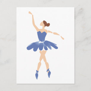 Ballerina Postcard