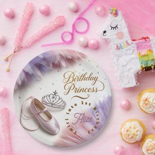 Ballerina Princess Party - Twirl into Magic! Paper Plate