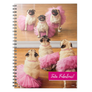 Ballerina Pugs In Tutus Notebook