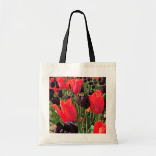 Ballerina & Queen of the Night Tulips Tote Bag