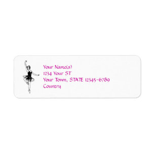 Ballerina - return address labels