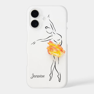 Ballerina Rose Ballet Dancer Personalized Name