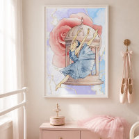 Ballerina Rose Wall Art