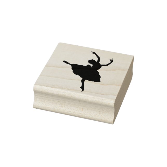 Ballerina Rubber Stamp (Stamp)