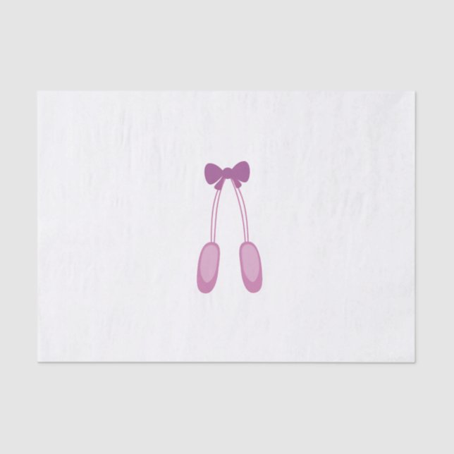 ballerina shoes tissue paper (Front)