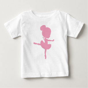 Ballerina Silhouette, Ballet Girl, Ballet Dance Baby T-Shirt