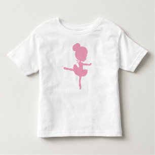 Ballerina Silhouette, Ballet Girl, Ballet Dance  Toddler T-Shirt