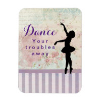 Ballerina Silhouette Dance Your Troubles Away