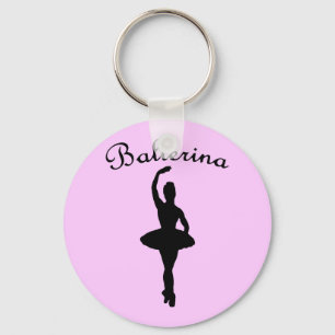 Ballerina Silhouette Key Ring