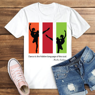 Ballerina Silhouettes Dancing Tri-Blend Shirt