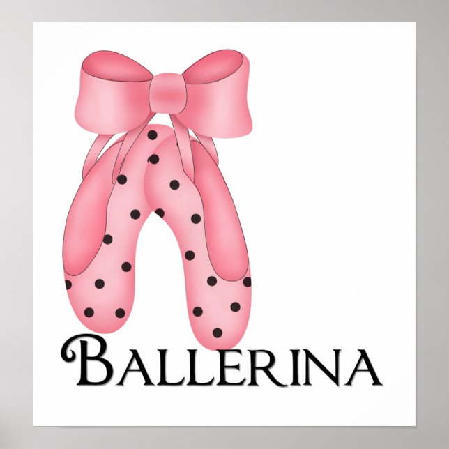 Ballerina Slippers 1 Print (Front)