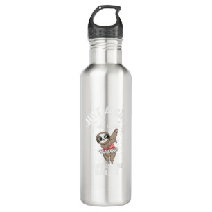 Ballerina Sloth Dancer Just A Girl Who Loves Sloth 710 Ml Water Bottle