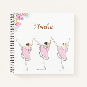 Ballerina Spiral Notebook
