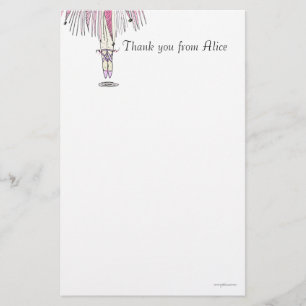 Ballerina Stationery - Alice in Pink and Lavernder