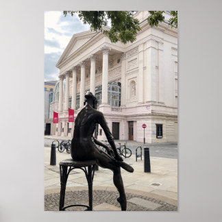 Ballerina Statue, Covent Garden, London UK Poster