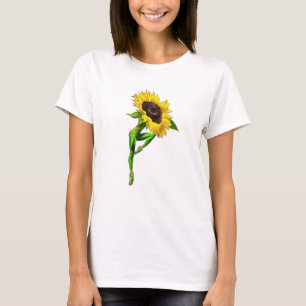 Ballerina Sunflower Ballet Dancer T-Shirt Gift