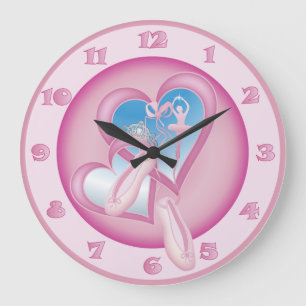 Ballerina Sweetheart - Ballet Clock