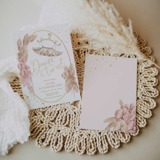 Ballerina Tutu Birthday Party Invitation