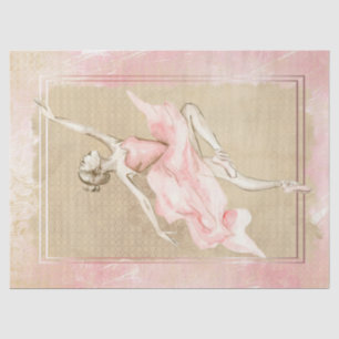 Ballerina Watercolor Decoupage Tissue Paper