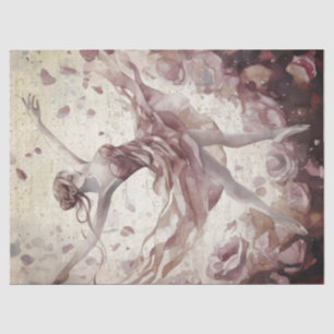 Ballerina Watercolor Decoupage Tissue Paper