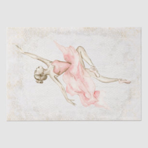 Ballerina Watercolor Decoupage Tissue Paper