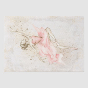 Ballerina Watercolor Decoupage Tissue Paper