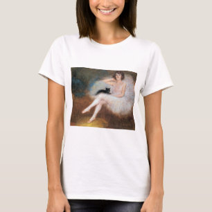 Ballerina with Black Cat, Pierre Carrier-Belleuse T-Shirt