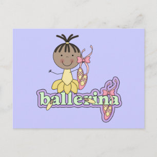 Ballerina - Yellow T-shirts and Gifts Postcard