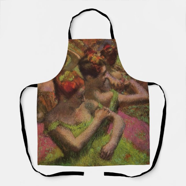 Ballerinas Adjusting Their Dresses (Edgar Degas) Apron (Front)