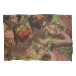 Ballerinas Adjusting Their Dresses (Edgar Degas) Pillowcase