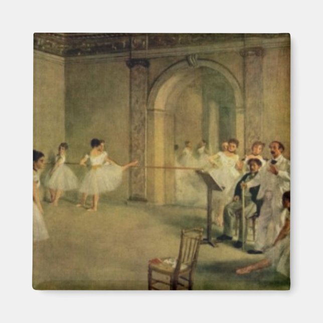 Ballerinas By Edgar Degas Magnet (Front)