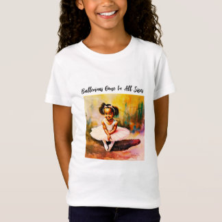 Ballerinas Come In All Sizes Kids T-Shirt