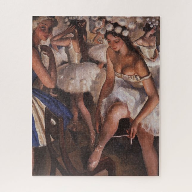 Ballerinas in the Dressing Room (by Serebriakova) Jigsaw Puzzle (Vertical)