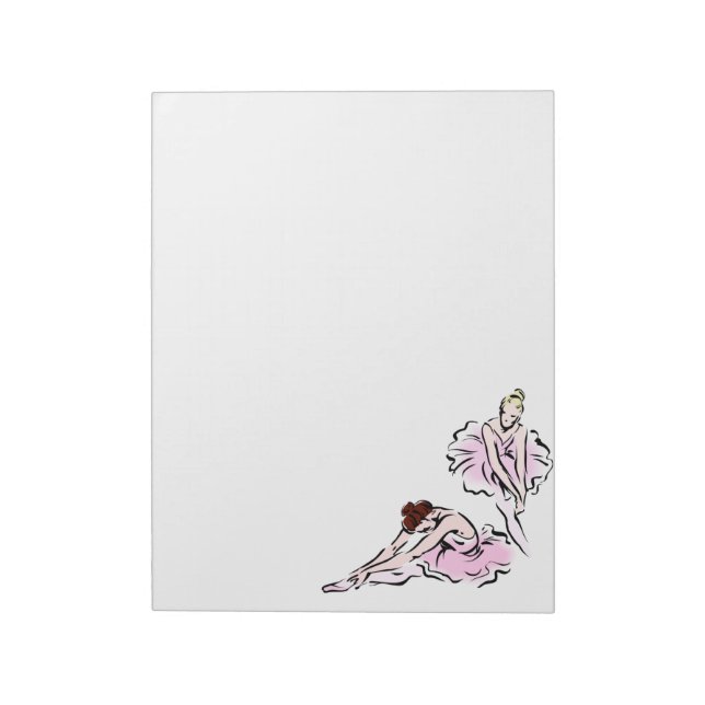 Ballerinas Notepad (Rotated)