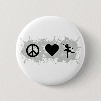 Ballet 5 6 cm round badge