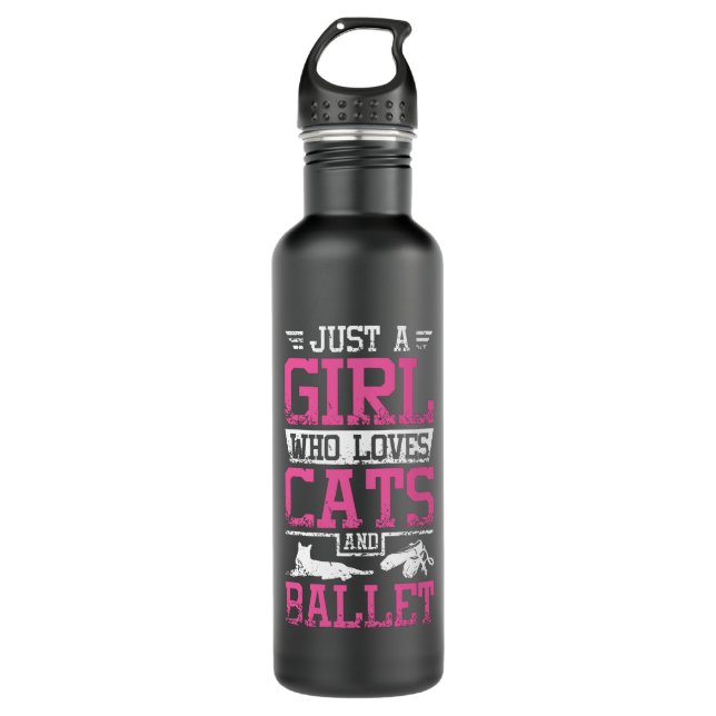 Ballet And Cats 710 Ml Water Bottle (Front)