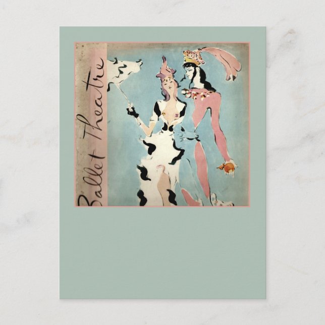 Ballet and Theater Postcard (Front)