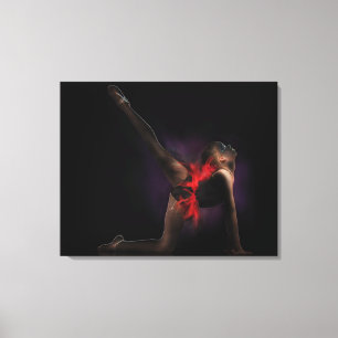 Ballet Art Abstract Canvas Print