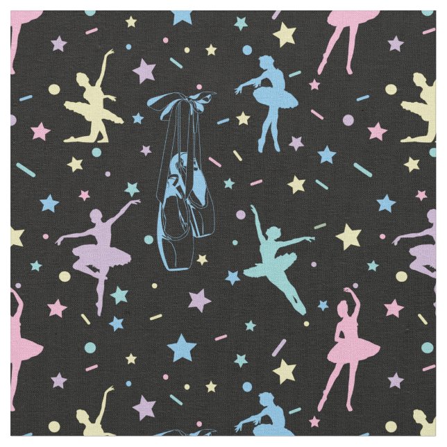 Ballet - Ballerina Dancer Shoes Fabric (Close Up)