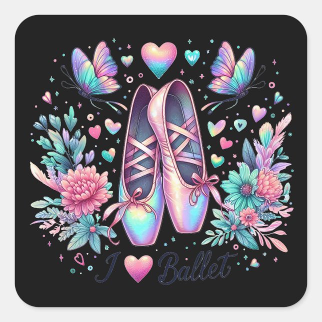 Ballet Ballerina Stickers (Front)