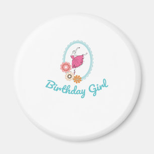 Ballet Birthday Birthday Outfit for Ballerina Magnet