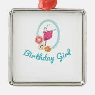 Ballet Birthday Birthday Outfit for Ballerina Metal Tree Decoration
