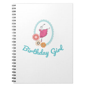 Ballet Birthday Birthday Outfit for Ballerina Notebook
