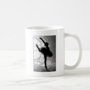Ballet Black White Dancing Ballerina Coffee Mug