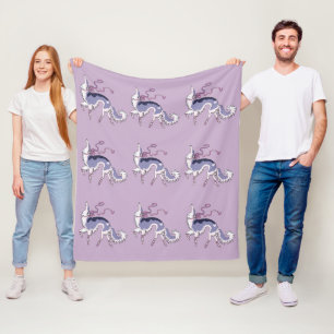 Ballet Borzoi Fleece Throw